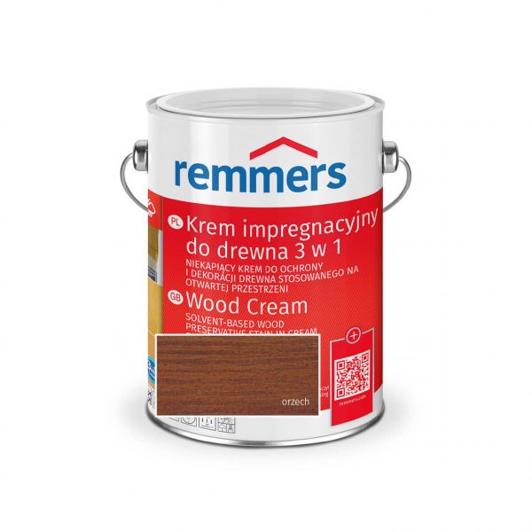 Remmers krerm impregnacyjny do drewna 3w1 orzech